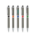 Gunmetal Push Open Stylus Pen